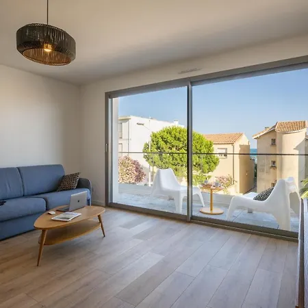 South-of-france T2 Neuf De Gamme, Climatise, Parking Gratuit, 2eme Ligne Balcon 3 Apartmán *