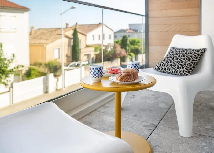 South-of-france T2 Neuf De Gamme, Climatisé, Parking Gratuit, 2eme Ligne Balcon 3 Appartamento
