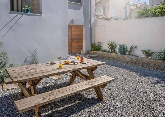 South-of-france T2 Neuf De Gamme, Climatisé, Parking Gratuit, 2eme Ligne Balcon 3
