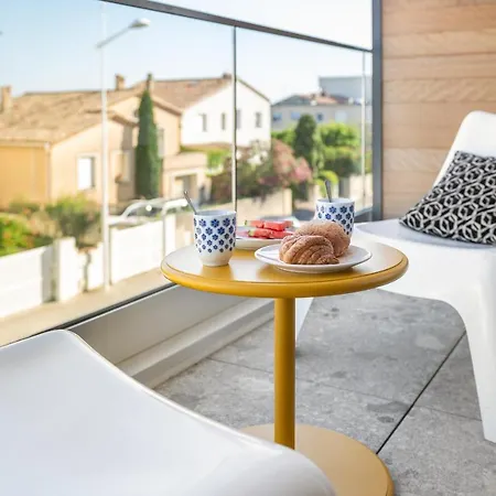 South-of-france T2 Neuf De Gamme, Climatise, Parking Gratuit, 2eme Ligne Balcon 3 Lejlighed