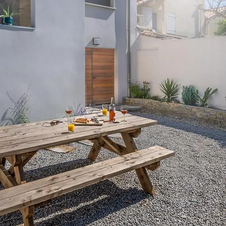 South-of-france T2 Neuf De Gamme, Climatise, Parking Gratuit, 2eme Ligne Balcon 3