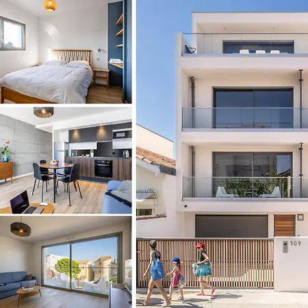 South-of-france T2 Neuf De Gamme, Climatise, Parking Gratuit, 2eme Ligne Balcon 3 Lejlighed
